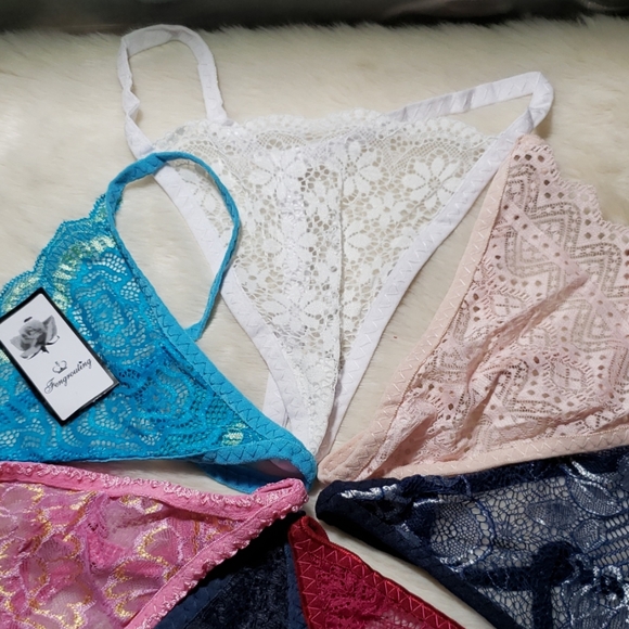 7 pairs of multi colored Women's gstring underwear - Picture 4 of 4